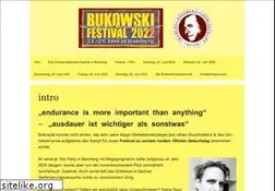 Sites similar to bukowski-gesellschaft.de