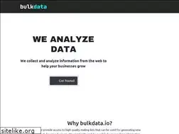 Sites similar to bulkdata.io