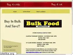 Sites similar to bulkfoodmarketplace.com