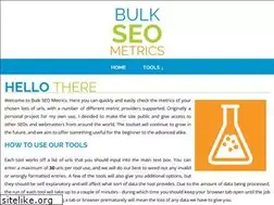 Sites similar to bulkseometrics.com