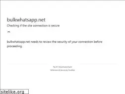 Sites similar to bulkwhatsapp.net