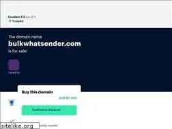 Sites similar to bulkwhatsender.com