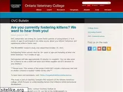 Sites similar to bulletin.ovc.uoguelph.ca