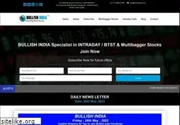Sites similar to bullishindia.com
