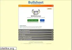 Sites similar to bullsheet.de