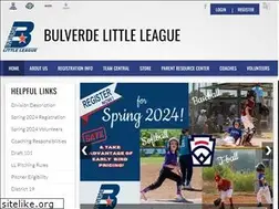 Sites similar to bulverdelittleleague.org
