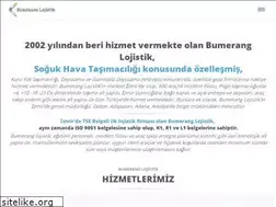 Sites similar to bumeranglojistik.com
