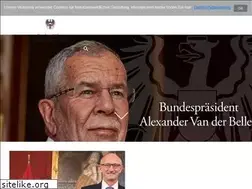 Sites similar to bundespraesident.at