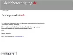 Sites similar to bundespraesidentin.de