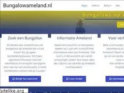 Sites similar to bungalowameland.nl