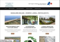 Sites similar to bungalowszeeland.nl