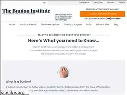 Sites similar to bunioninstitute.com