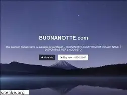 Sites similar to buonanotte.com