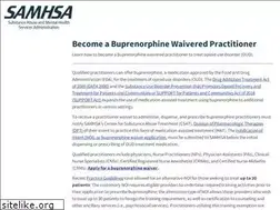 Sites similar to buprenorphine.samhsa.gov