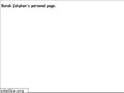Sites similar to burakcaliskan.net