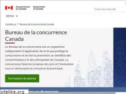 Sites similar to bureaudelaconcurrence.gc.ca