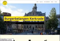 Sites similar to burgerbelangenkerkrade.nl