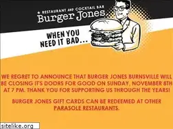 Sites similar to burgerjones.com