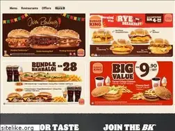 Sites similar to burgerking.com.my