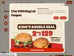 Sites similar to burgerkingdelivery.com.ph