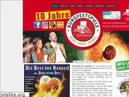 Sites similar to burgfestspiele-hausach.de