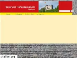 Sites similar to burgruine-hohengeroldseck.de