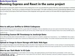 Sites similar to burkeholland.github.io