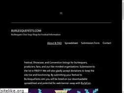 Sites similar to burlesquefests.com