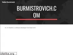 Sites similar to burmistrovich.com