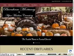 Sites similar to burnhammortuary.com