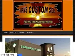 Sites similar to burnscustomsigns.com