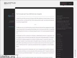 Sites similar to burnstyler.wordpress.com