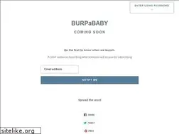 Sites similar to burpababy.com