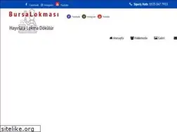 Sites similar to bursahayirlokmacisi.com
