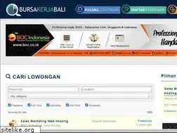 Sites similar to bursakerjabali.com