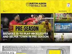 Sites similar to burtonalbionfc.co.uk
