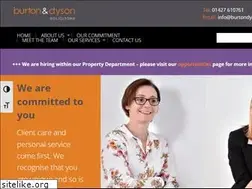 Sites similar to burtondyson.com