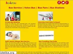 Sites similar to bus-service.in