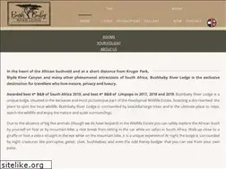 Sites similar to bushbabyriverlodge.com