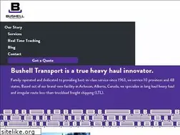 Sites similar to bushelltransport.com