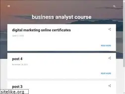 Sites similar to business-analyst-cours.blogspot.com