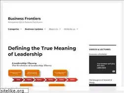 Sites similar to business-frontiers.org