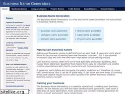Sites similar to business-name-generators.com