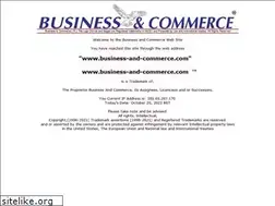 Sites similar to businessandcommerce.com