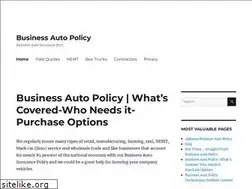 Sites similar to businessautopolicy.com