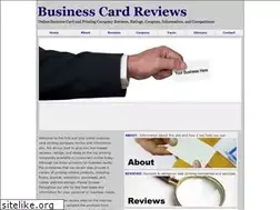 Sites similar to businesscardreviews.com