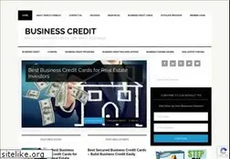 Sites similar to businesscreditblogger.com