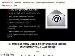 Sites similar to businessemaillistuk.co.uk