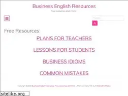 Sites similar to businessenglishresources.com