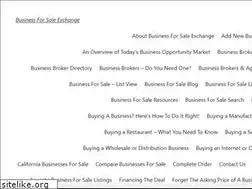 Sites similar to businessesforsalenetwork.com
